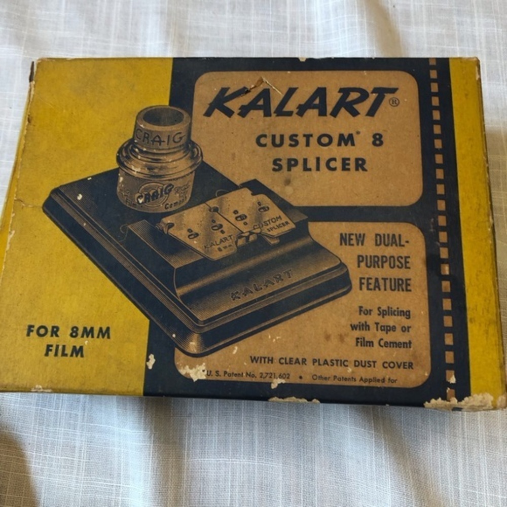 Vintage Kalart Custom Splicer 8 mm Film 1950-60s